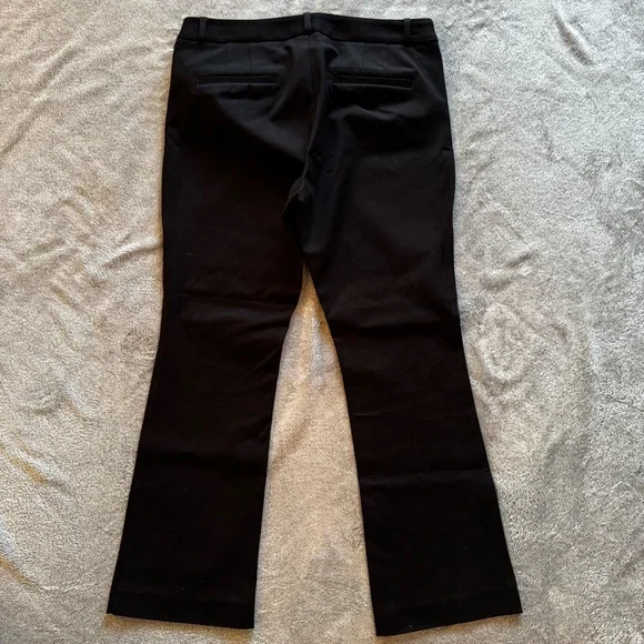 Banana Republic Petite Sloan Black Flare Pants - Cotton Blend - Size 10P - Picture 9 of 9